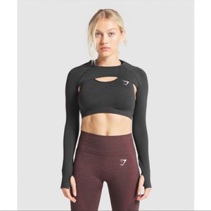 gymshark vital seamless shrug top